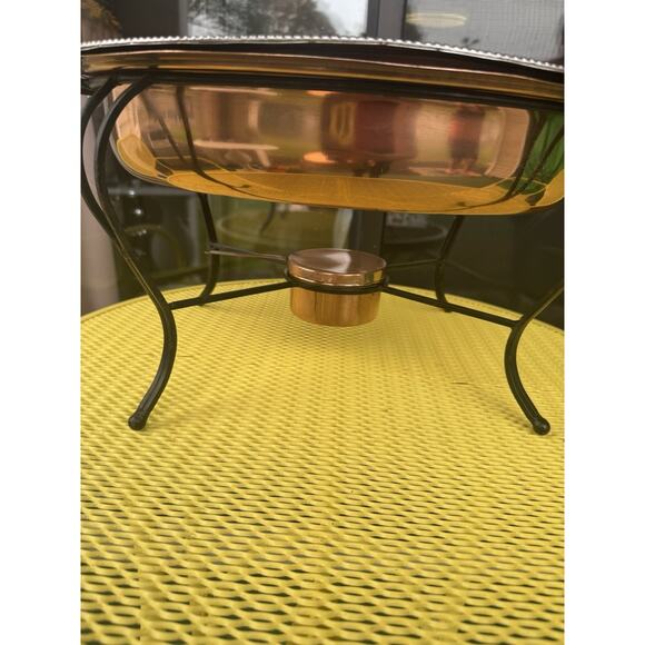 Copper Chafing Dish Serveware Thanksgiving Chafer Warming Tray - Picture 3 of 9